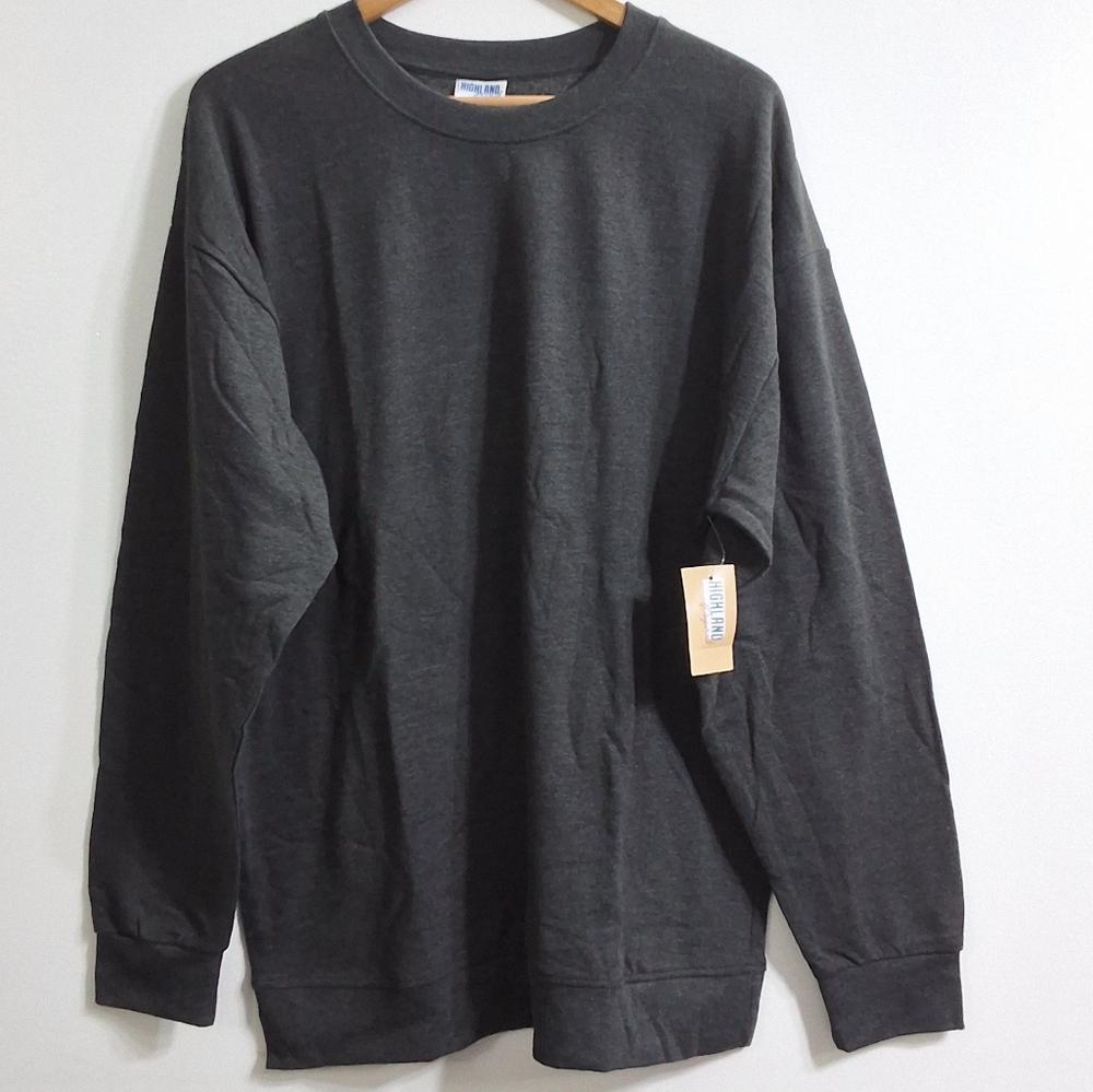 Xlarge Men's Charcoal Gray Sweatshirt, New With Tag